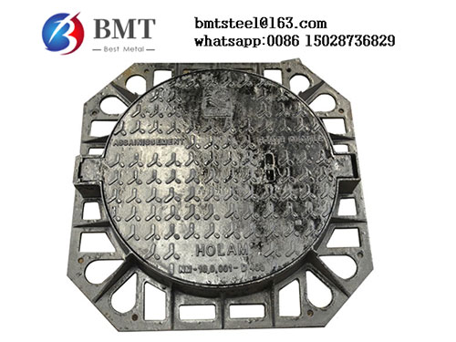 Round D400 600x600 Ductile iron manhole cover