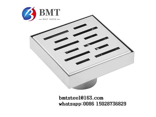 ss304 stainless steel square deodorant Shower grate floor drain