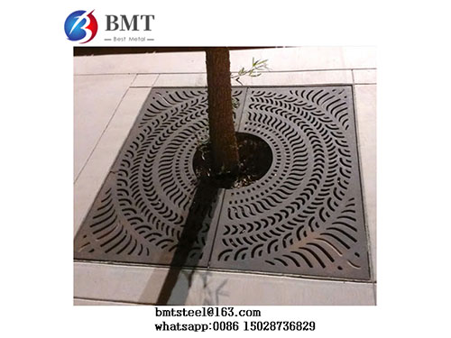 Ductile iron protection grate ductile iron parts tree grate