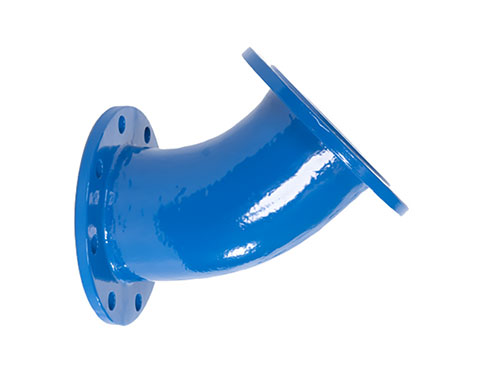 Ductile iron pipe and fittings flanged