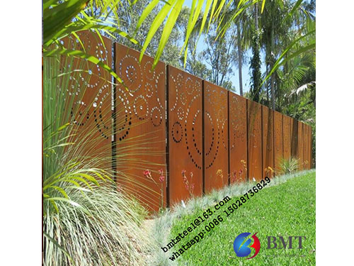 Customized Outdoor Laser Cutting Metal Corten Steel